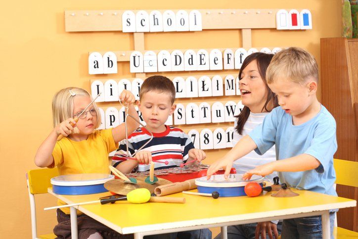 Childcare — Four Kids Playing Together in Grants Pass, OR