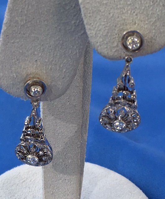 Vintage Silver Earing — Vintage Jewelry In Naples, FL