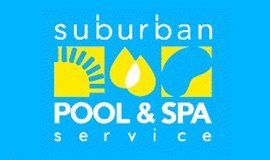 suburban pool and spa service logo suburban pool and spa service logo