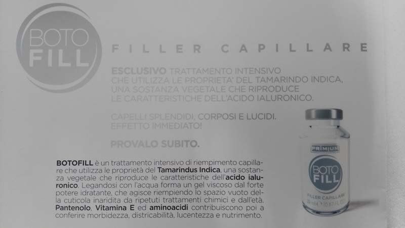 Trattamento intensivo filler capillare