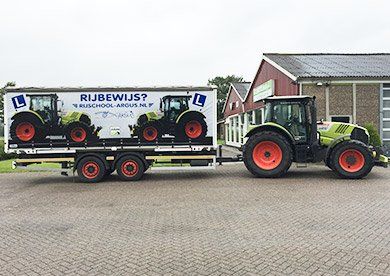 Schuifzeilen aanhanger