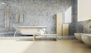 bathroom tiling