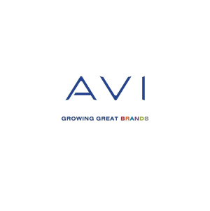 Logo for AVI: blue 