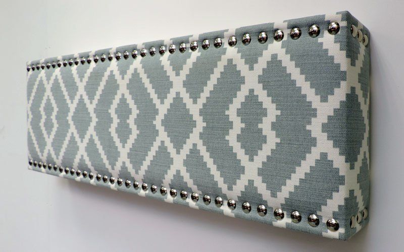 Pelmet with stud detail by Catherine Charles pelmet