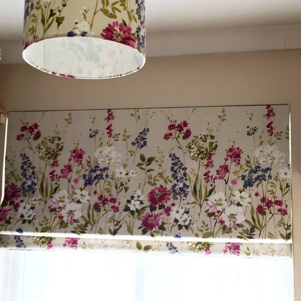 floral curtains