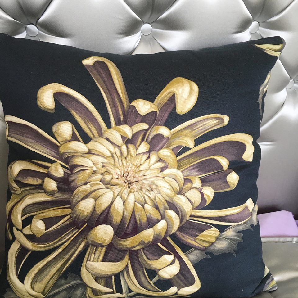 floral cushion