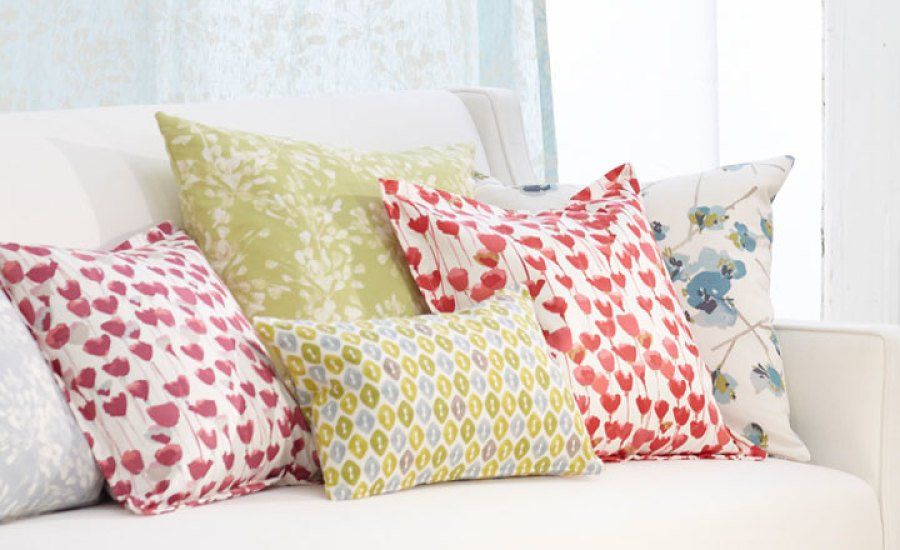 Romo fabric cushions