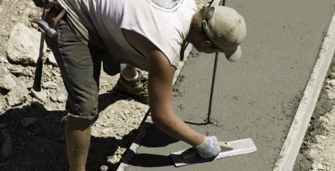 One of our concrete contractors in Wollongong