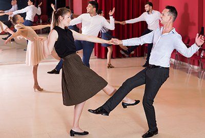 Foxtrot — Group of People dancing Swing Dance in Ventura, CA