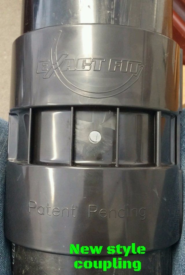 Exact Fit Four Inch Repair Coupling for ABS sewer lines Exact Fit Four Inch Repair Coupling for ABS sewer lines