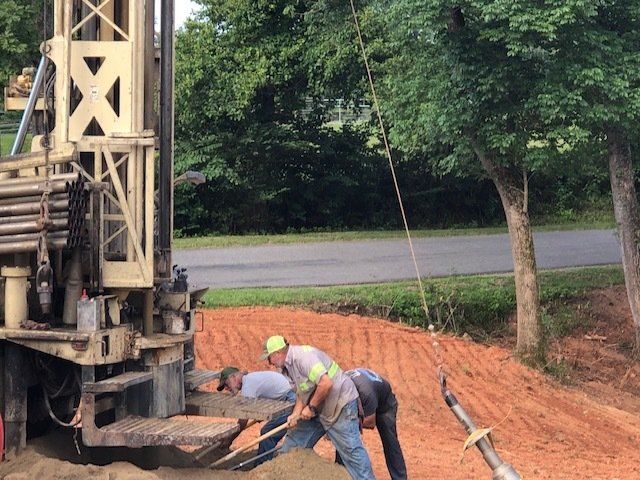 Well Drill — Stoneville, NC — Aqua Drill Inc. Two people offering well services in Greensboro, NC