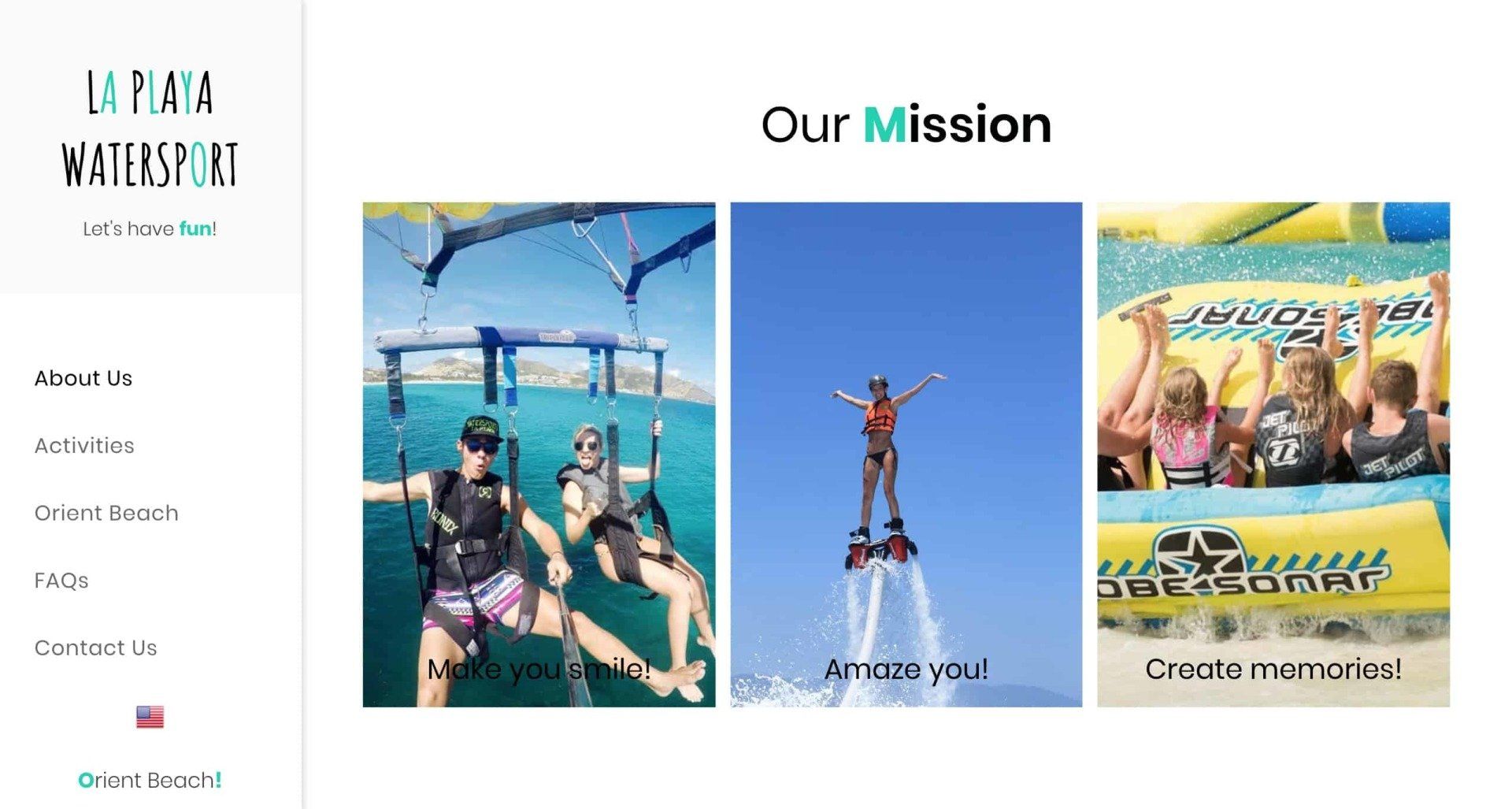 La mission de La Playa Watersport et de son site internet