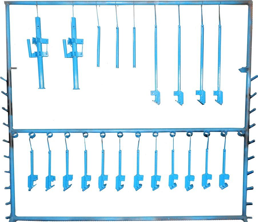 ABA machine paint racks