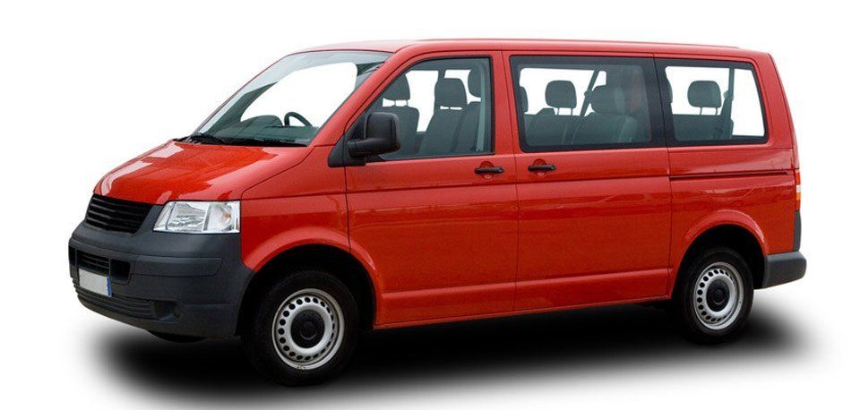red minibus
