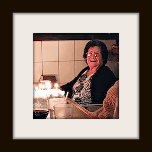 Mama at Mama’s Cafe Baci