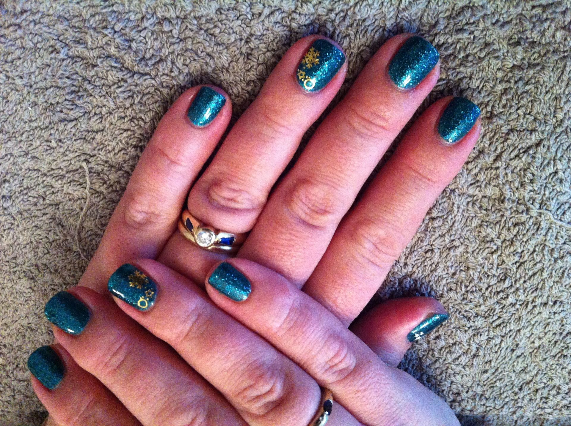 OPIGelColor with nail art