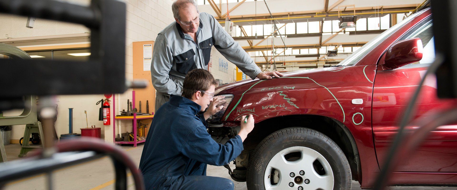 Car body reparing