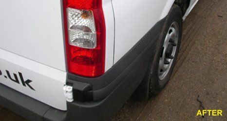 Tail light of a car