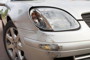 Scratched car