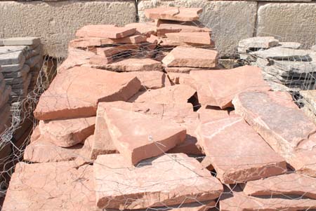 Red Sandstone Flagstone — Clinton Township, MI — B & W Landscape & Patio Supply