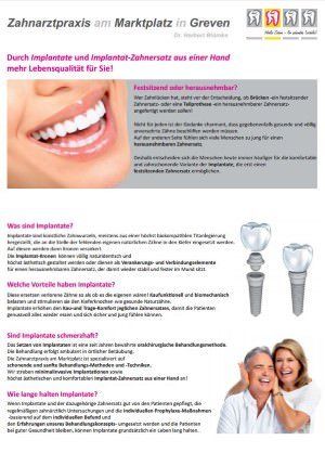 Informationen zu Implantaten