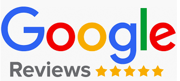 The google reviews logo is shown on a white background.