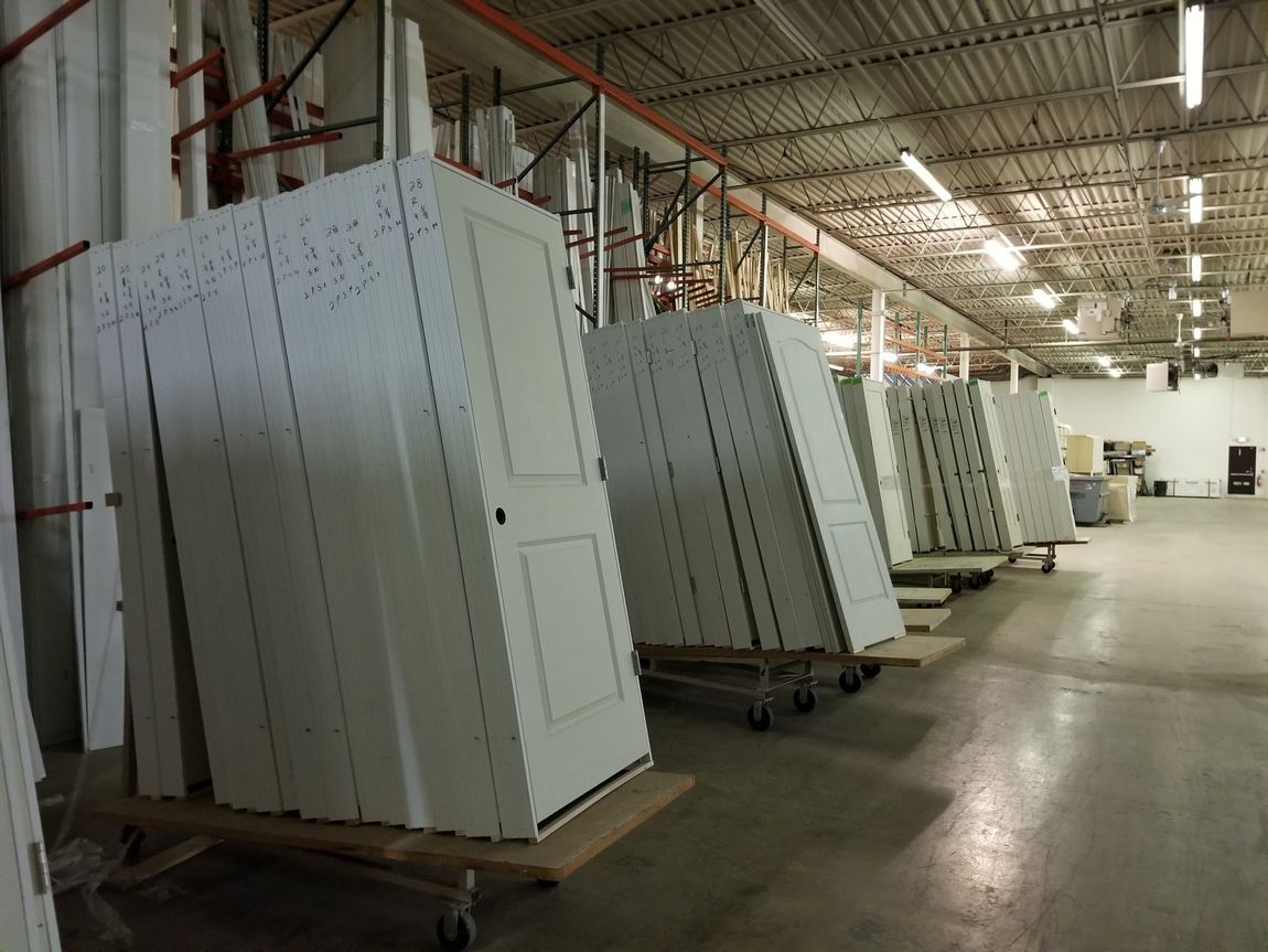 Doors built and prehung in-house