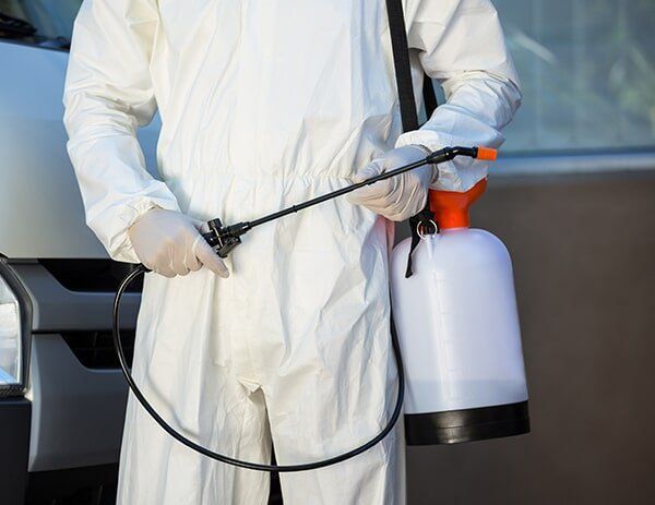 Pest Control Technician With Spray — Terminator Ant & Pest Control in Nambucca Heads, NSW