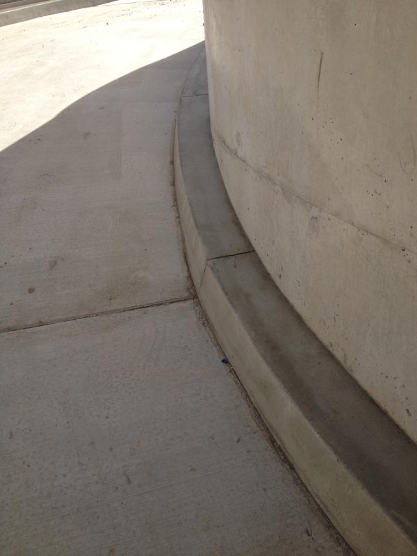 gray ramp infill