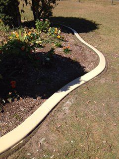 curvy garden kerb