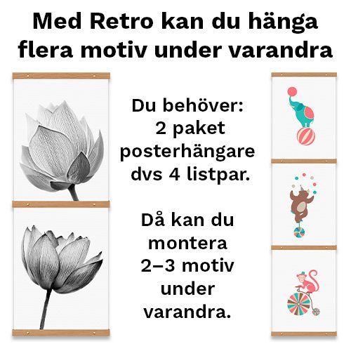 Posterhängare Retro