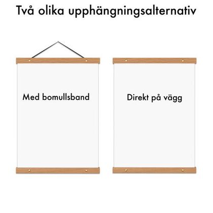 Posterhängare Retro olika upphängning
