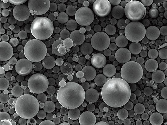 Immagine di nanosfere viste al microscopio Vernici termiche - microscopio
