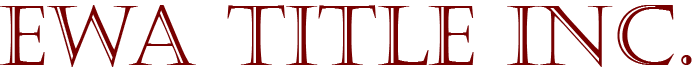 EWA Title Inc. logo