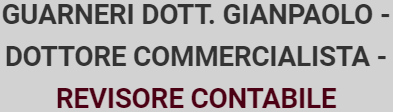 GUARNERI DOTT. GIANPAOLO - DOTTORE COMMERCIALISTA - REVISORE CONTABILE Logo