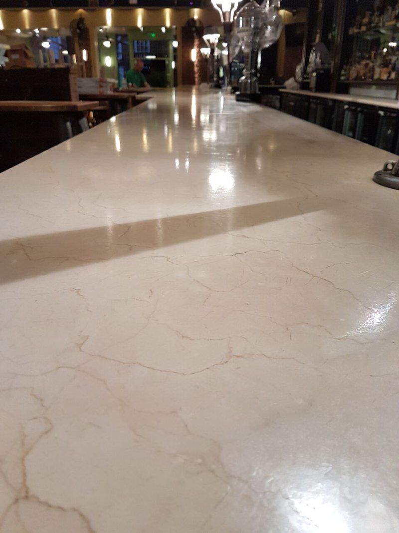 marble bar top polishing