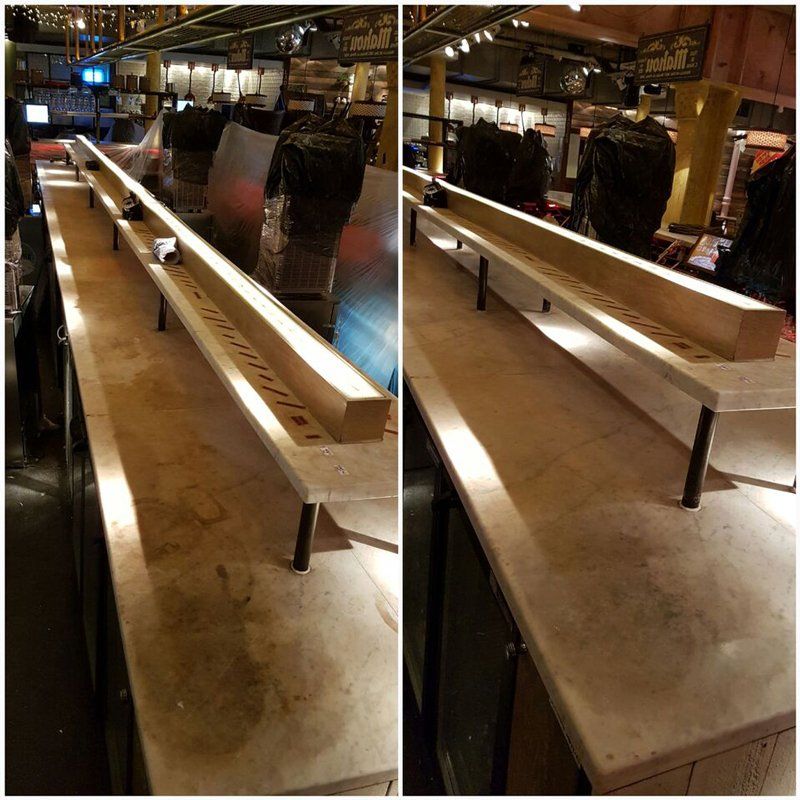 marble tops cleaning