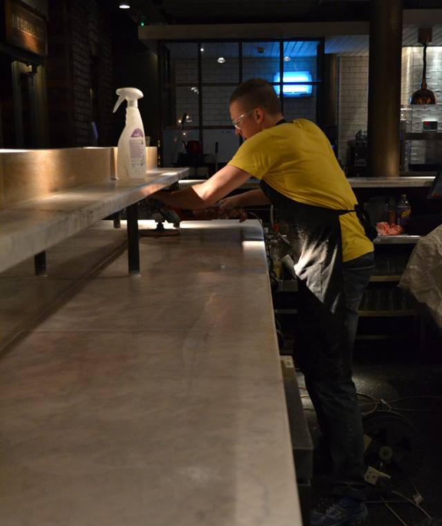 Marble Bartop Restoration