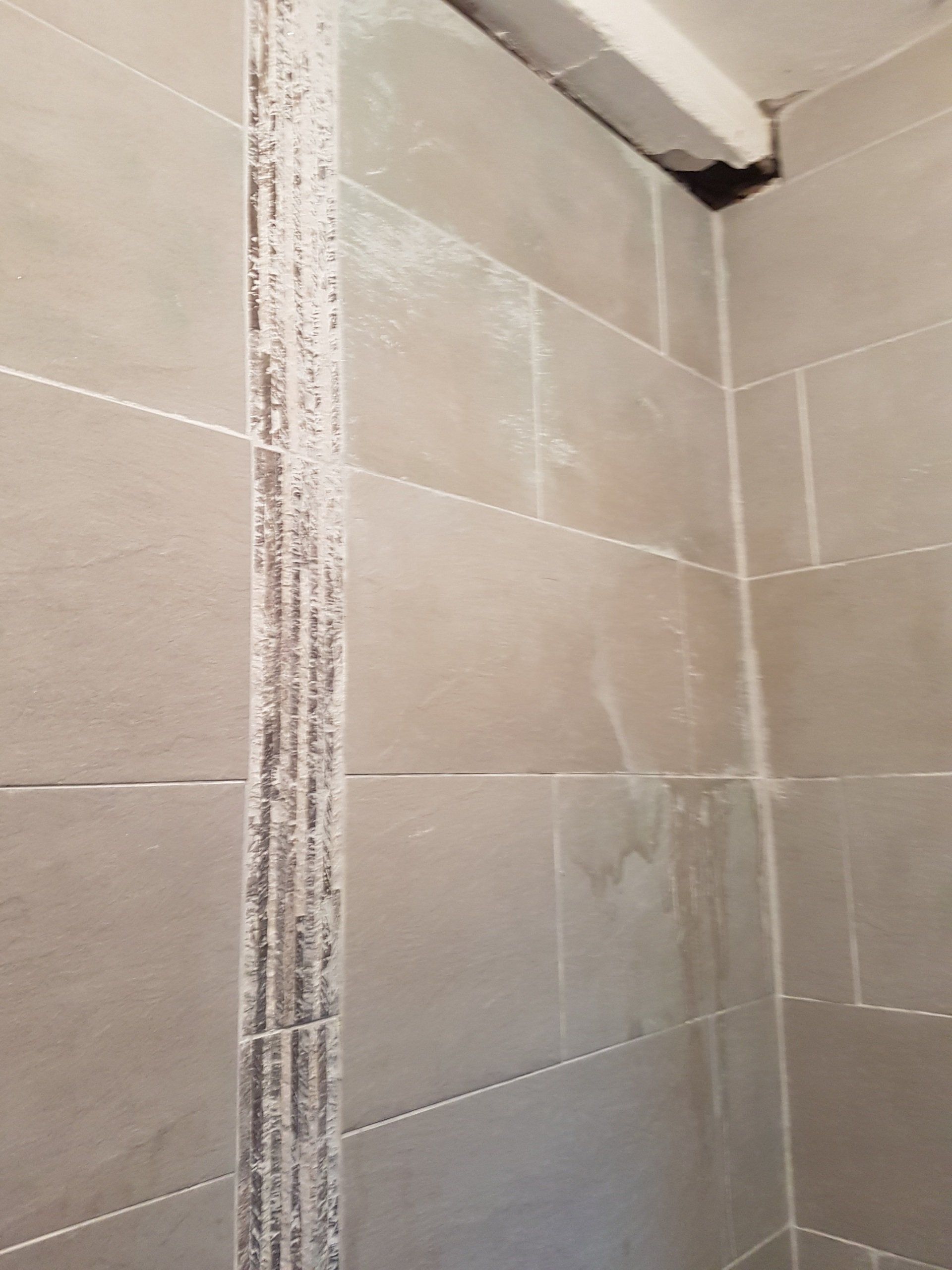 Porcelain Tile Grout Haze Cleaning