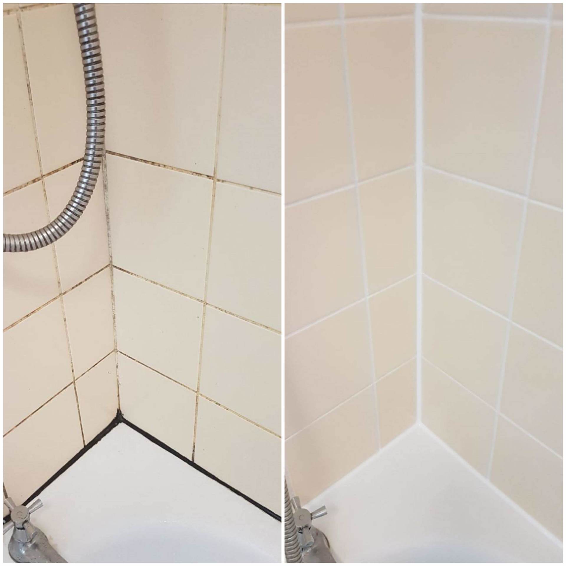 Shower Tiles and grout Cleaning in Glossop, Derbyshire