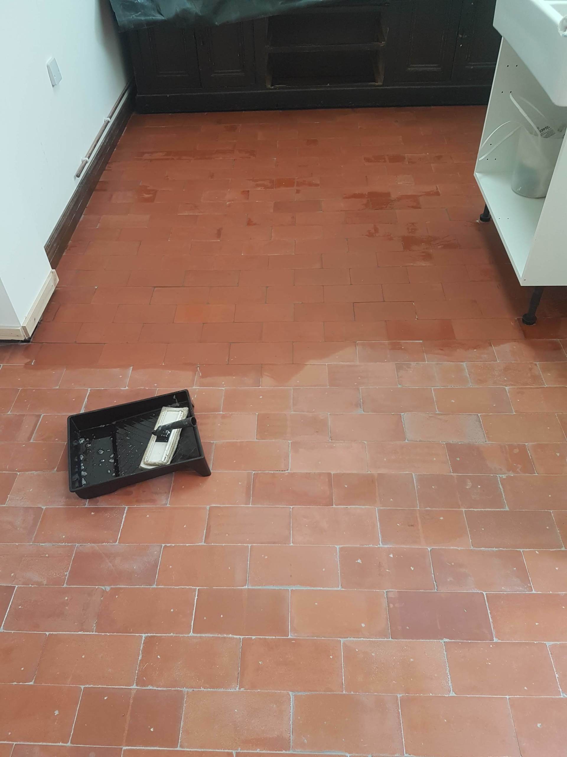 Quarry Tiles Cleaning and Sealing in Wilmslow