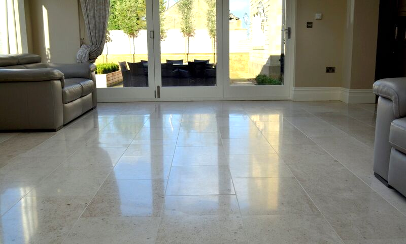 Limestone Floor Tiles Polishing