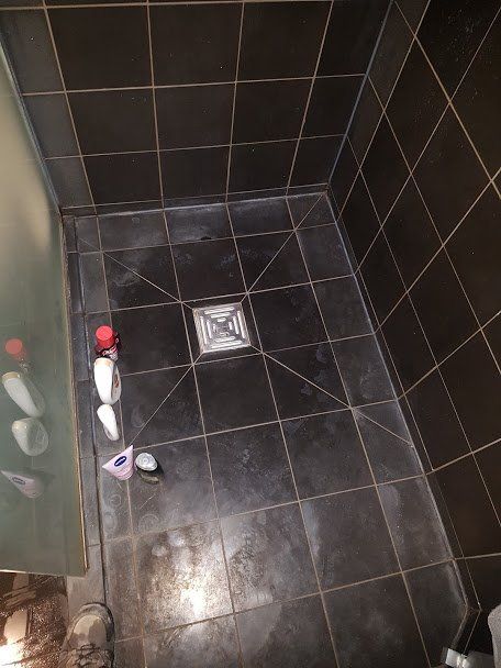 Black Limestone Cleaning and Sealing