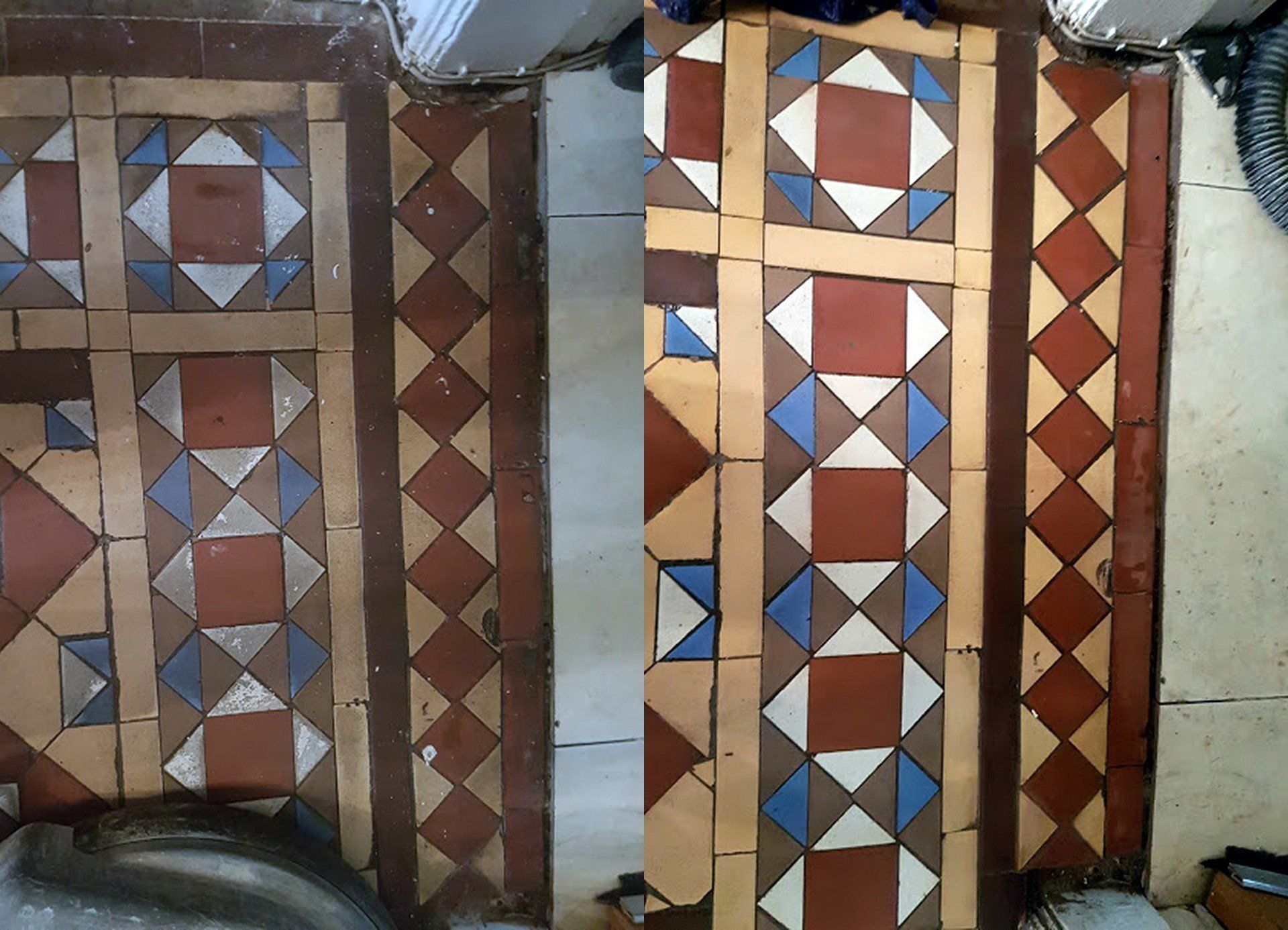 Victorian Tiles Cleaning in Ashbourne, Derbyshire