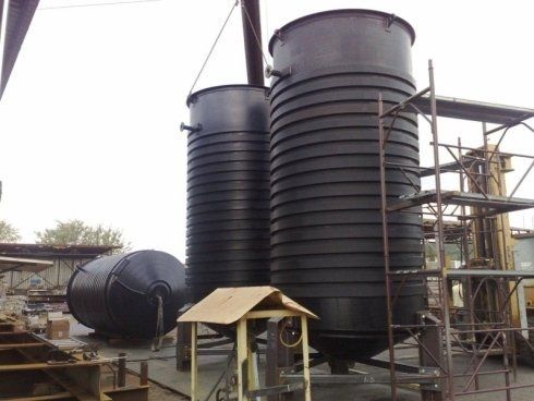 silos in metallo
