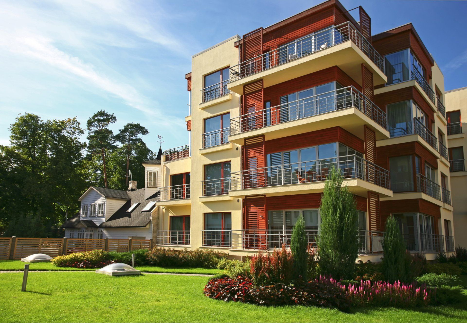 HVAC— Apartment Building With Garden in Minneapolis, MN HVAC— Apartment Building With Garden in Minneapolis, MN
