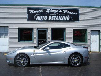 Silver Sedan in Front of North Shore Store | Glendale, WI | North Shore’s Finest Auto Detailing