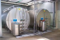 Milk vats