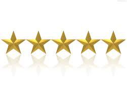 5 gold star rating