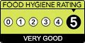 5 stars rating kitchen for hygiene